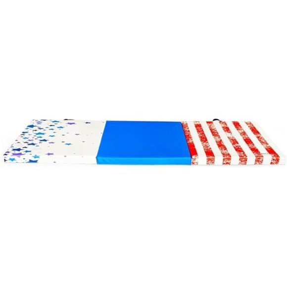Three Fold Folding Exercise Mat with Carrying Handles for MMA, Gymnastics & Home - Picture 3 of 6